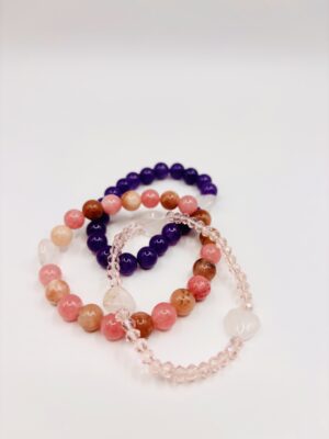 Ręcznie wykonane bransoletki z naturalnych kamieni